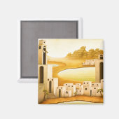 "The Place" - Midden-Oosten / Orient Desert Schild Magneet (Voorkant / Achterkant)