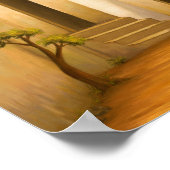 "The Place" - Midden-Oosten / Orient Desert Schild Poster (Hoek)