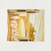 "The Place" - Midden-Oosten / Orient Desert Schild Wandkleed (Voorkant (horizontaal))