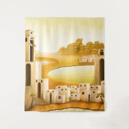 "The Place" - Midden-Oosten / Orient Desert Schild Wandkleed