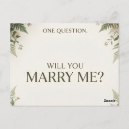 The Place Where Forever Begins Romantic Proposal Briefkaart