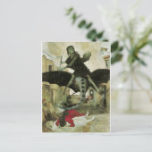 The Plague, Arnold Bocklin, 1898 Briefkaart (Staand voorkant)