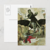 The Plague, Arnold Bocklin, 1898 Briefkaart (Voorkant / Achterkant)