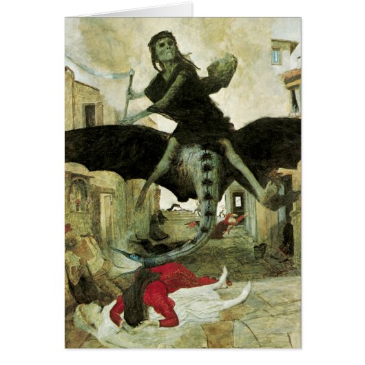 The Plague by Arnold Bocklin, Vintage Symbolism (Voorkant)