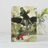 The Plague by Arnold Bocklin, Vintage Symbolism (Staand voorkant)