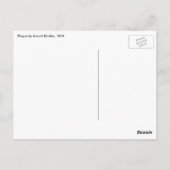 The Plague by Arnold Bocklin, Vintage Symbolism Briefkaart (Achterkant)