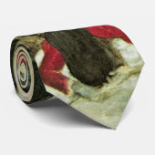 The Plague by Arnold Bocklin, Vintage Symbolism Stropdas (Opgerold)