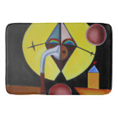 The Plague Doctor - olieverfschilderij Badmat (Voorkant)