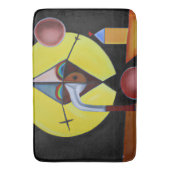 The Plague Doctor - olieverfschilderij Badmat (Voorkant Verticaal)