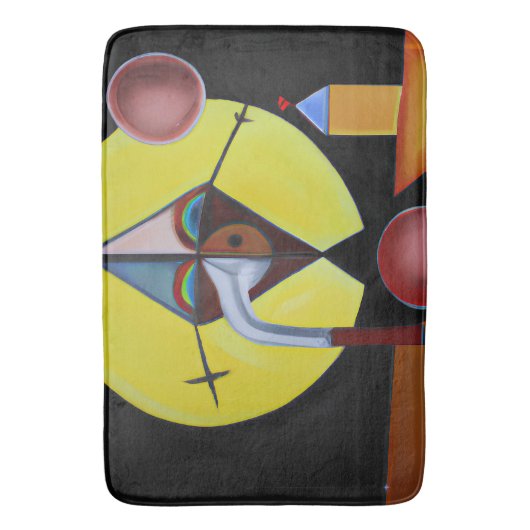 The Plague Doctor - olieverfschilderij Badmat (Voorkant Verticaal)