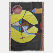 The Plague Doctor - olieverfschilderij Deken (Voorkant Verticaal)