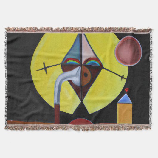 The Plague Doctor - olieverfschilderij Deken (Voorkant)