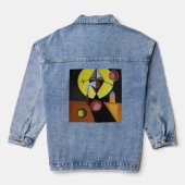 The Plague Doctor - olieverfschilderij Denim Jacket (Achterkant)