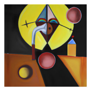 The Plague Doctor - olieverfschilderij Foto Afdruk