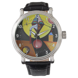 The Plague Doctor - olieverfschilderij Horloge