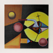 The Plague Doctor - olieverfschilderij Legpuzzel (Horizontaal)