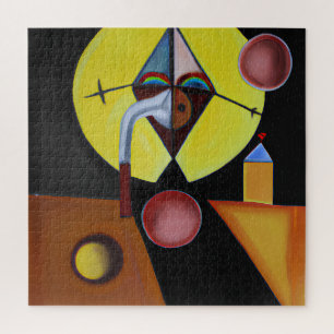 The Plague Doctor - olieverfschilderij Legpuzzel