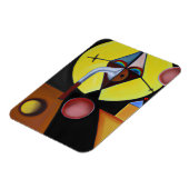 The Plague Doctor - olieverfschilderij Magneet (Linkerzijde)