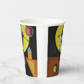 The Plague Doctor - olieverfschilderij Papieren Bekers (Rechts)