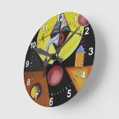 The Plague Doctor - olieverfschilderij Ronde Klok (Hoek)