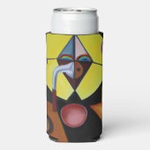 The Plague Doctor - olieverfschilderij Seltzer Blikjeskoeler (Seltzer Achterkant)