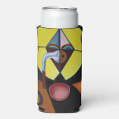 The Plague Doctor - olieverfschilderij Seltzer Blikjeskoeler (Seltzer Voorkant)