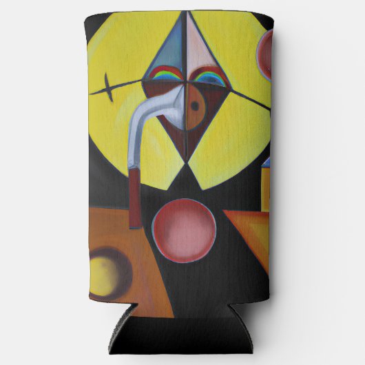 The Plague Doctor - olieverfschilderij Seltzer Blikjeskoeler (Voorkant)