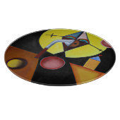 The Plague Doctor - olieverfschilderij Snijplank (Hoek)