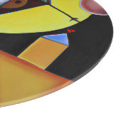 The Plague Doctor - olieverfschilderij Snijplank (Hoek)