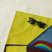 The Plague Doctor - olieverfschilderij Strandlaken (In situ)