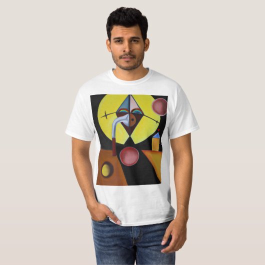 The Plague Doctor - olieverfschilderij T-shirt (Voorkant volledig)