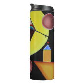 The Plague Doctor - olieverfschilderij Thermosbeker (Geroteerd rechts)