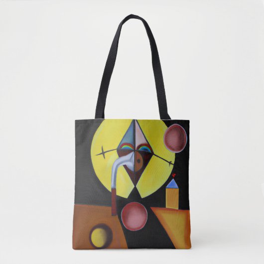 The Plague Doctor - olieverfschilderij Tote Bag (Voorkant)
