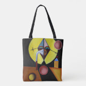 The Plague Doctor - olieverfschilderij Tote Bag (Achterkant)
