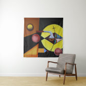 The Plague Doctor - olieverfschilderij Wandkleed (In Situ (horizontaal))