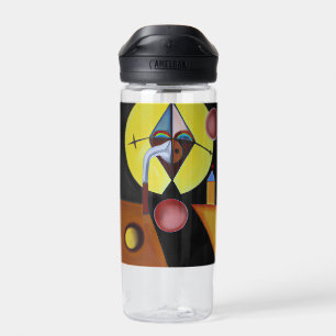 The Plague Doctor - olieverfschilderij Waterfles