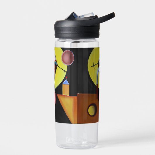 The Plague Doctor - olieverfschilderij Waterfles (Links)