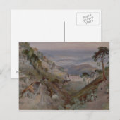 The Plains, Landour Church, Mussoorie, 1884 Briefkaart (Voorkant / Achterkant)