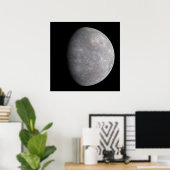 The Planet Mercury, genomen door de sonde Messenge Poster (Thuiskantoor)