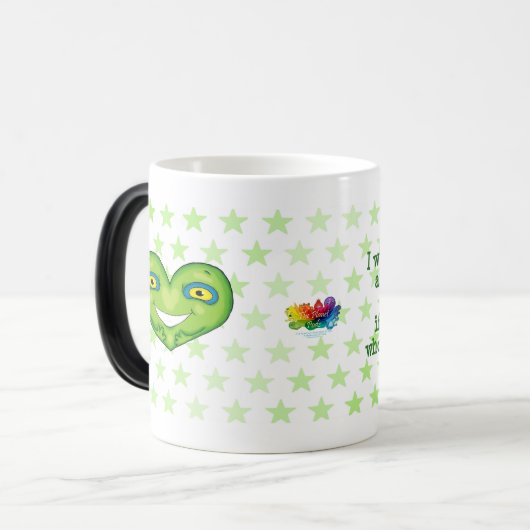 The Planet PODZ™ - "YAM's" morphing Mok (Voorkant links)