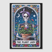 "The Plant Lady" Tarot Kaart magneet (Voorkant)
