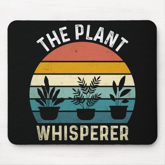 The Plant Whisperer Funny Muismat (Voorkant)