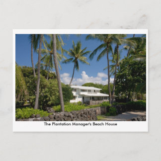The Plantation Manager's Beach House Briefkaart