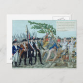 The Planting of a Tree of Liberty, c.1789 Briefkaart (Voorkant / Achterkant)