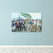 The Planting of a Tree of Liberty, c.1789 Canvas Afdruk (Insitu (Houten vloer))