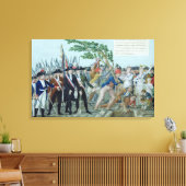 The Planting of a Tree of Liberty, c.1789 Canvas Afdruk (Insitu (Woonkamer))