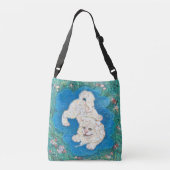 The Playful Shishi: Whimsical  Crossbody Tas (Achterkant)