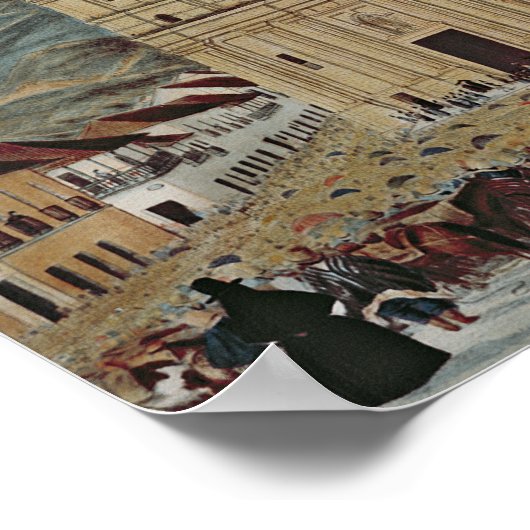 The Plaza de Bolivar, Bogota, 1837 Poster (Hoek)