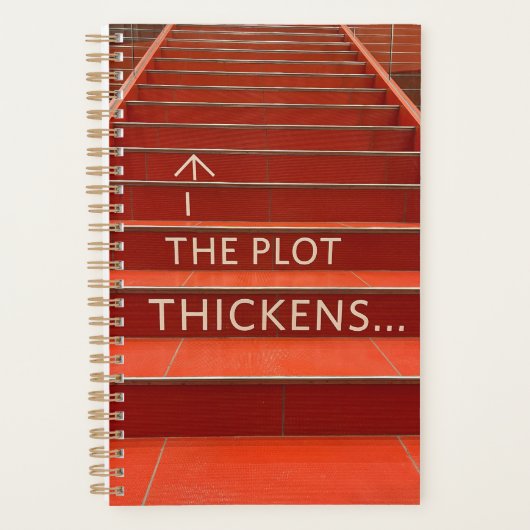 "The Plot Thickens" Boston Library Planner (Voorkant)