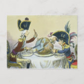 The Plum Pudding in Danger, 1805 Briefkaart (Voorkant)
